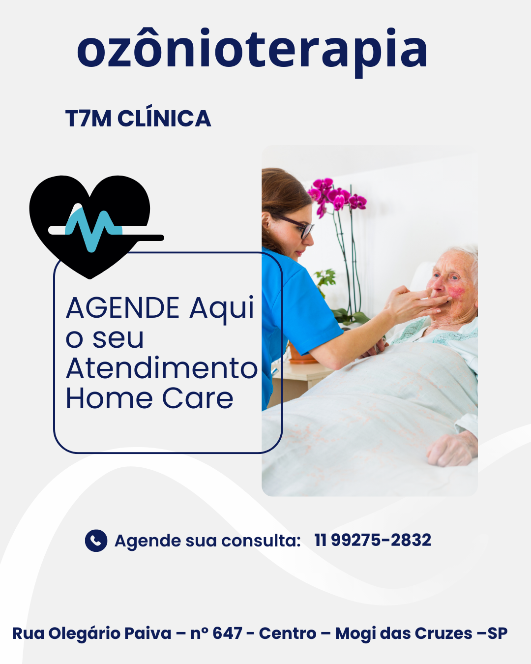Agende seu atendimento home care com a T7M Clínica